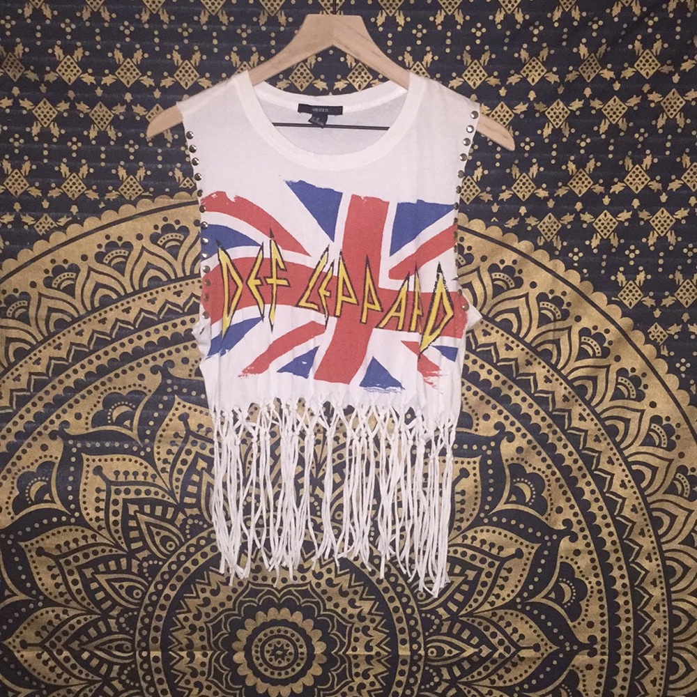 Def leopard tee
